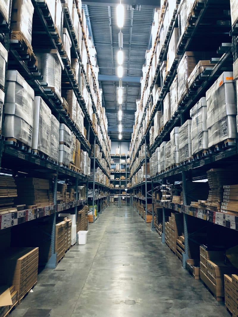 Dispatch warehouse — illustrative